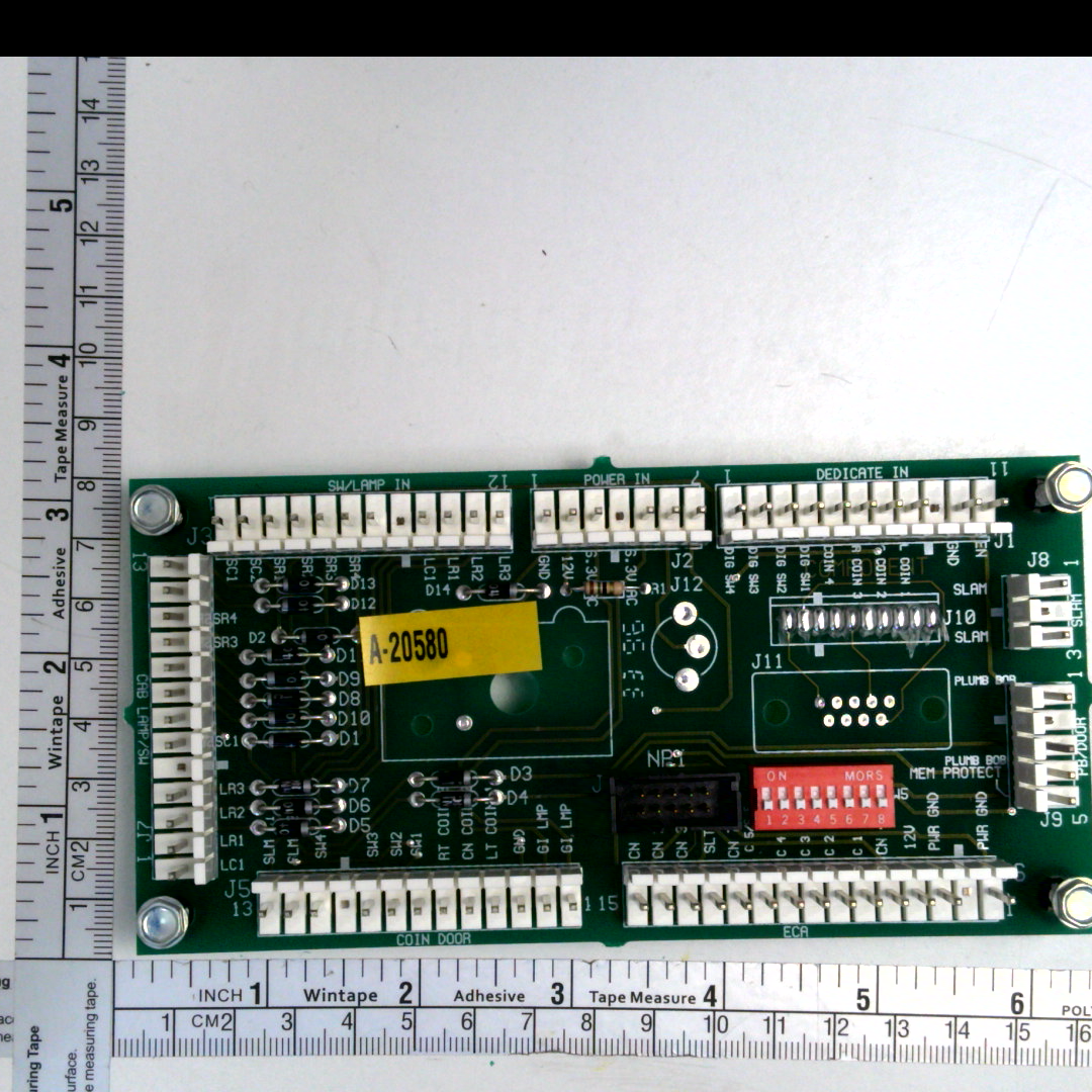 COIN DOOR INTERFACE BOARD ASSY A-20731