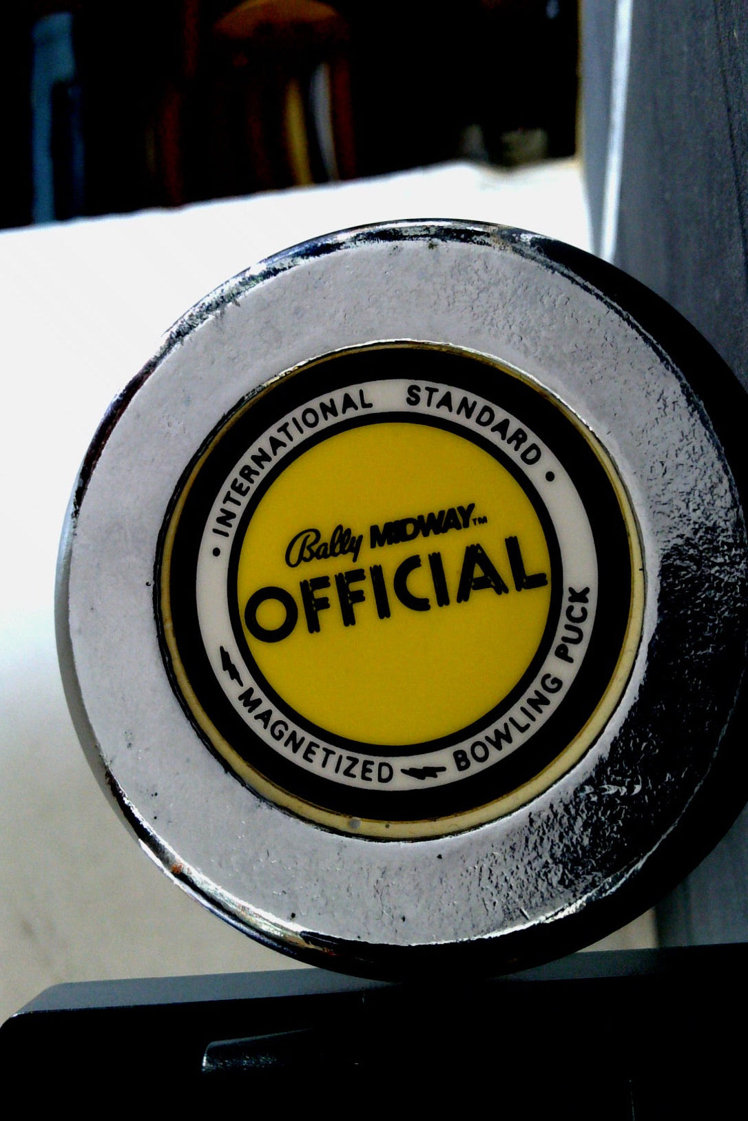 Bally Midway OFFICIAL bowling puck AA28-00031-0000