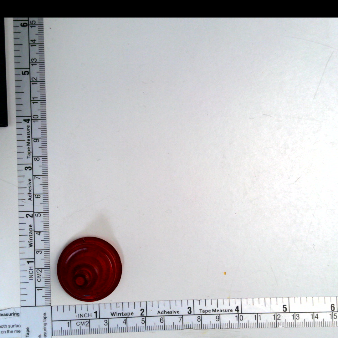 Flipper Button - Red Translucent  