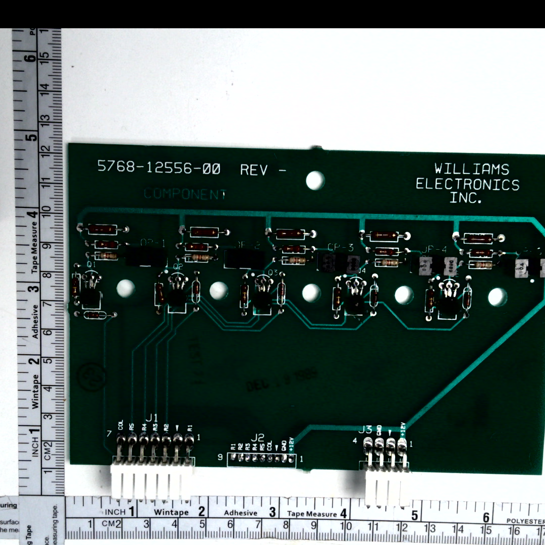 5 BANK DROP TARGET OPTO BOARD ASSY   C-13239