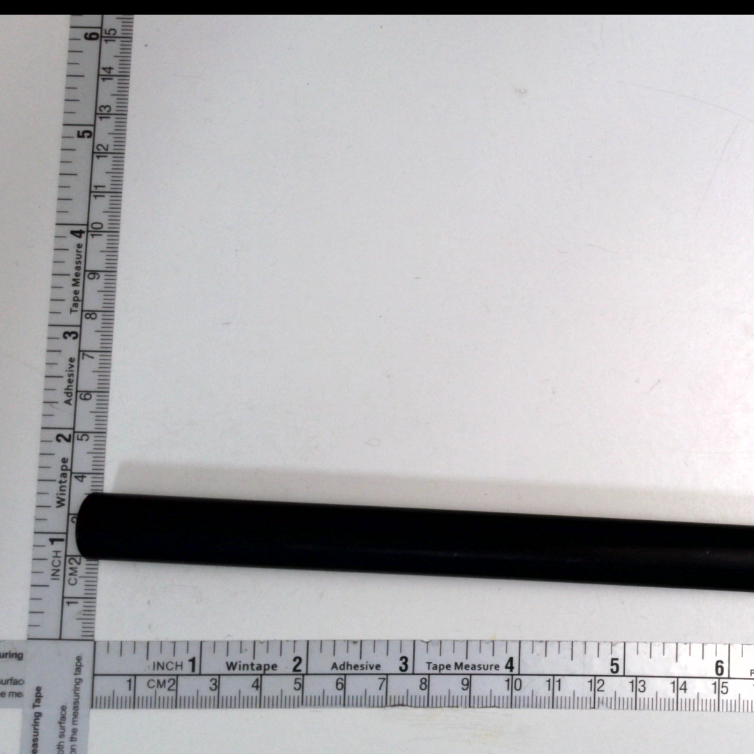 Tube - black metal 6-1/2 inch 