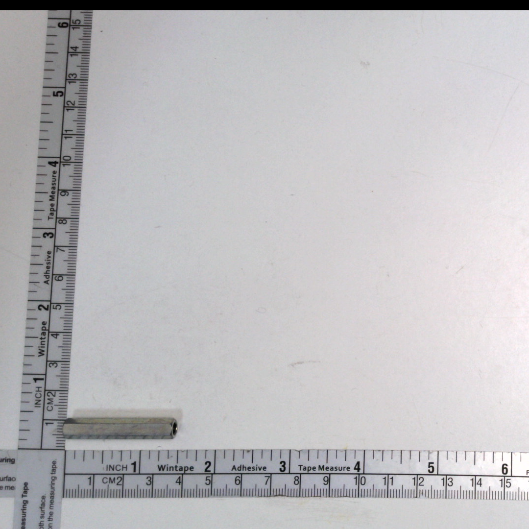 Hex spacer 1/4 inch f-f 8-32 x 1-7/16 inch 